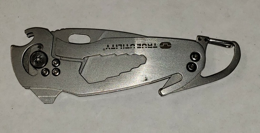 True Utility Smart Knife Pocket Knife 7-in-1 Muilti-tool