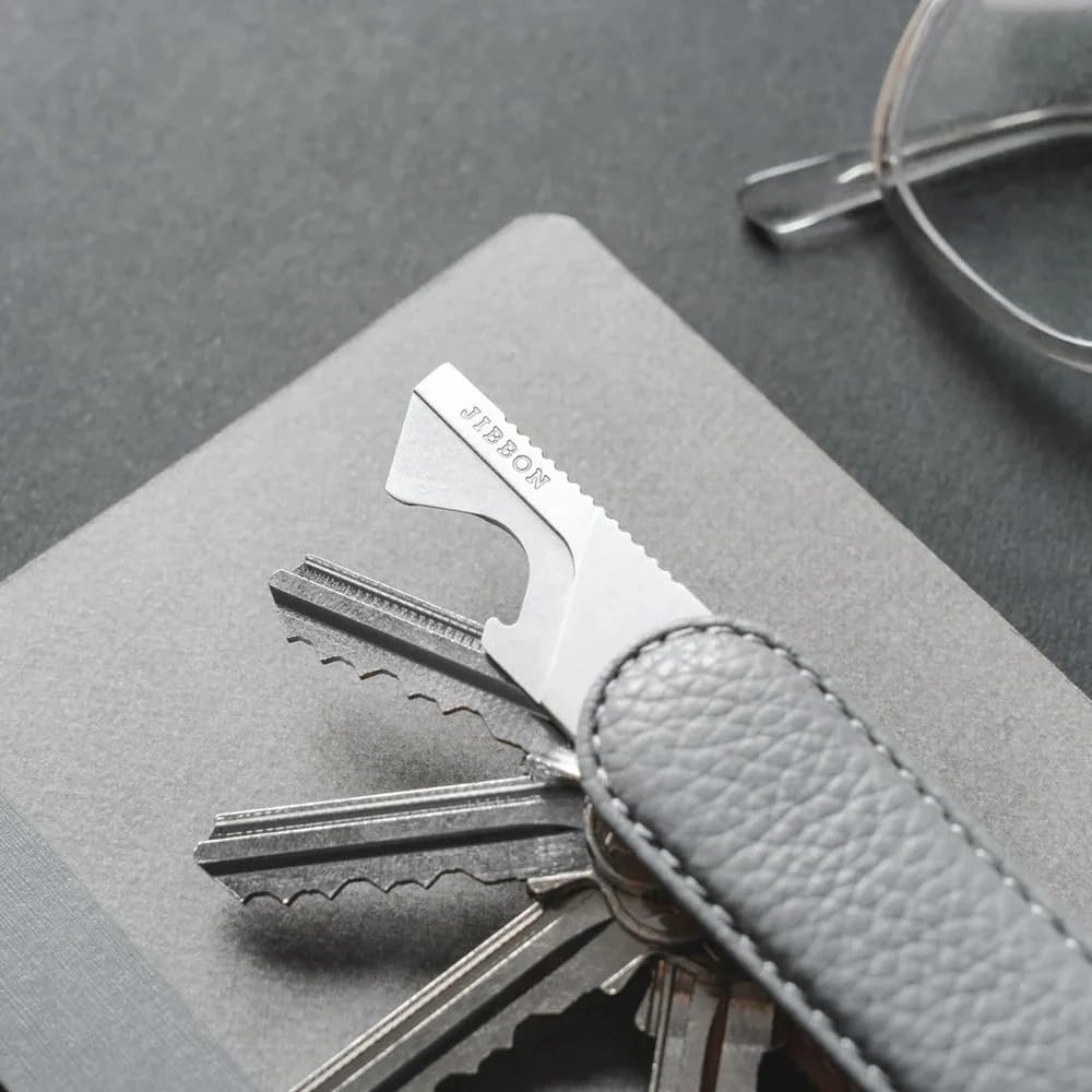 Multifunctional EDC Keychain Multitool – Stainless Steel 5-in-1 Key Organiser…