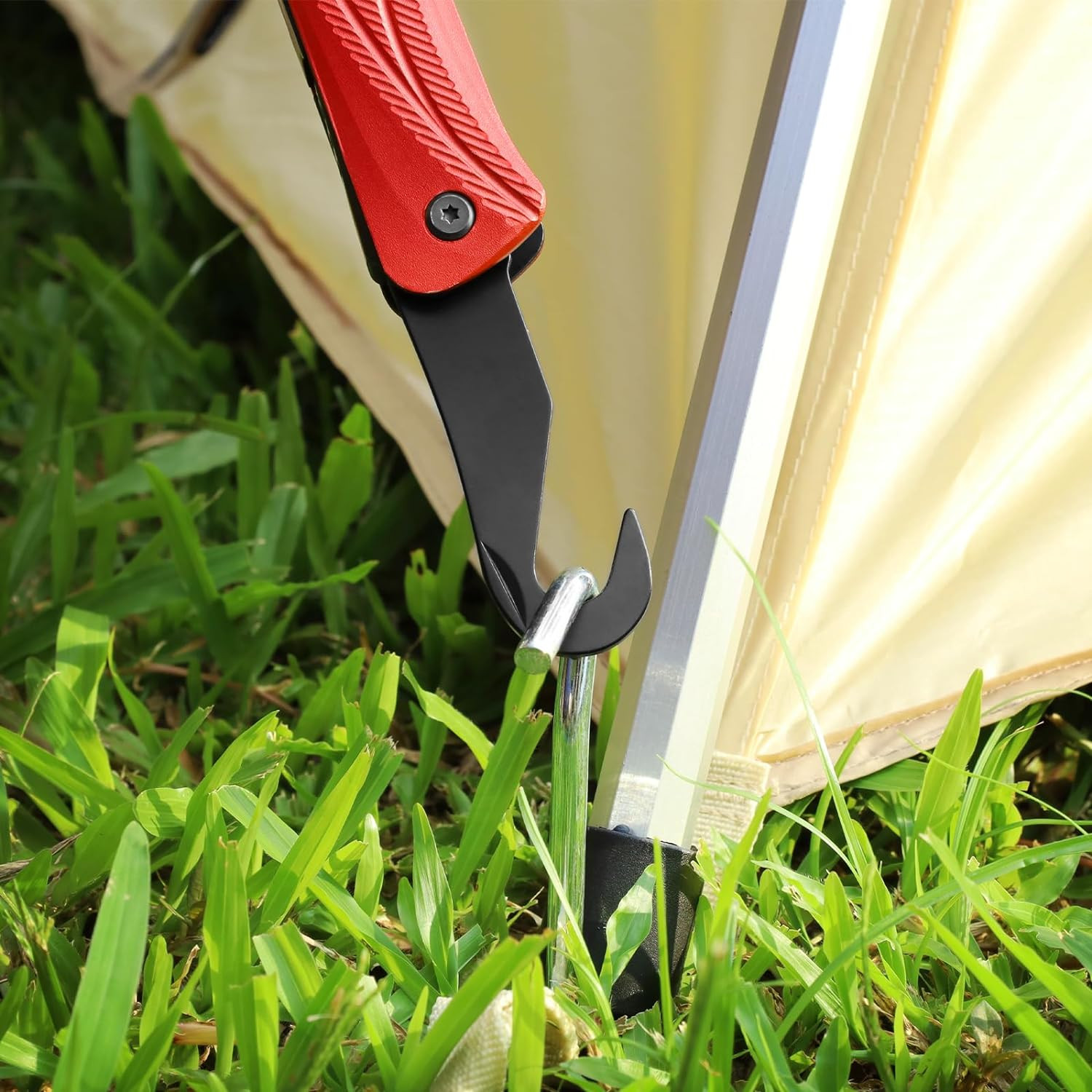 13-In-1 Multi Tool Camping Survival Gear Garden Tool Multitool Hammer Knife Saw