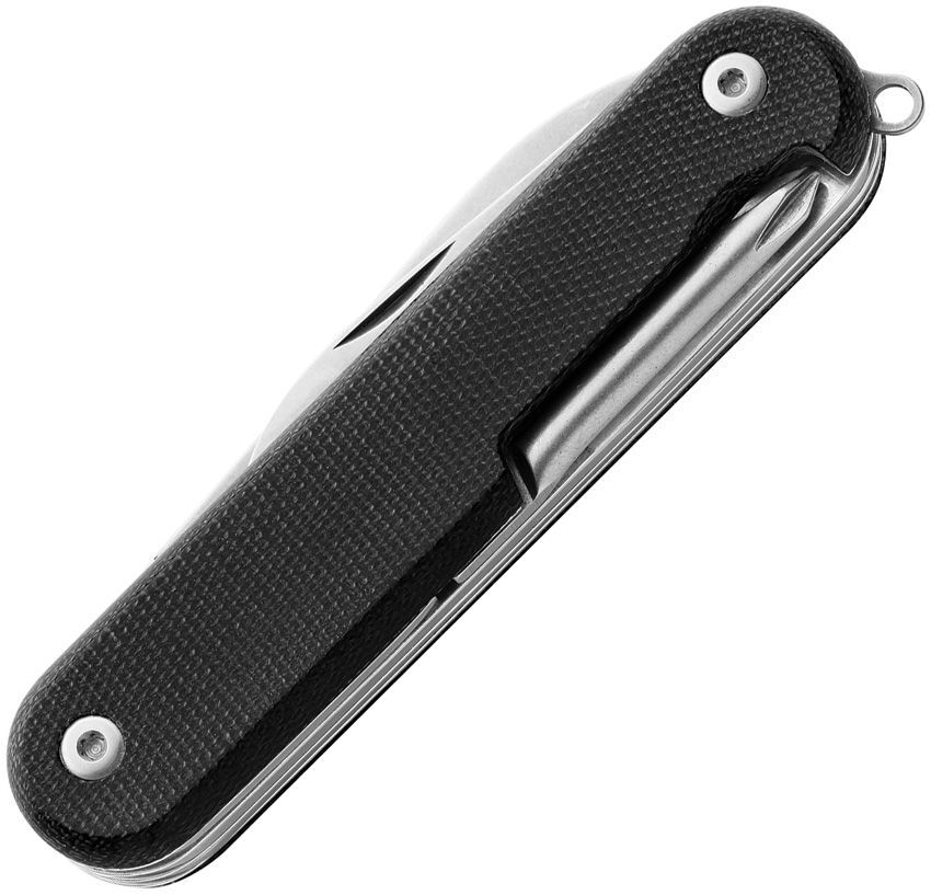 MKM-Maniago Knife Makers Malga 5 Multipurpose MagnaCut Steel Blades Blck Micarta