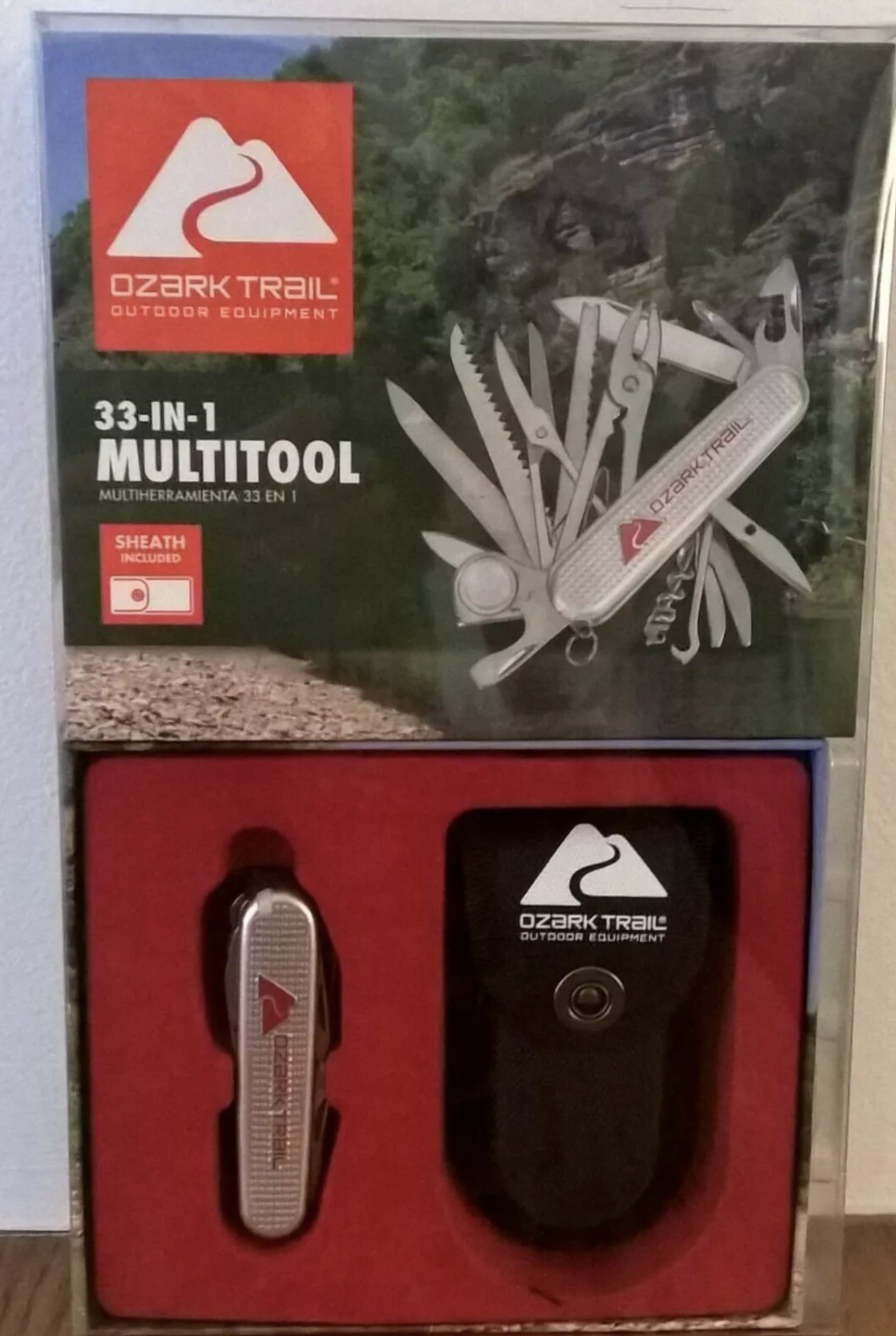 Ozark Trail Army Knife 33-In-1 Multitool. Survival Tool Pocket Knife Fishing ETC