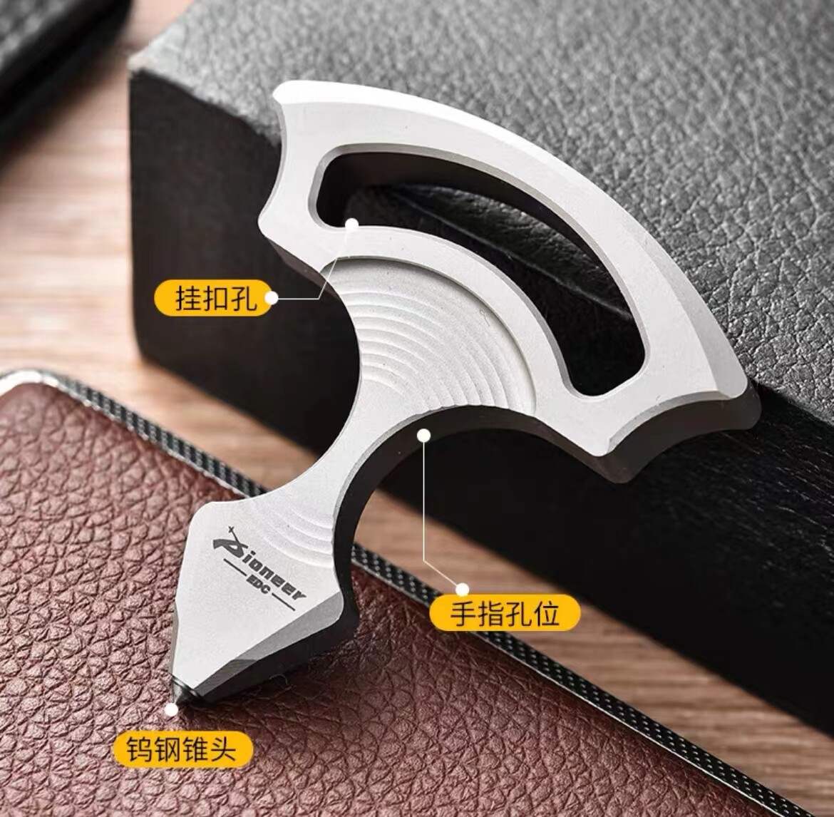 Titanium Pocket Pendant Mini Bottle Opener Keychain Multifunction EDC
