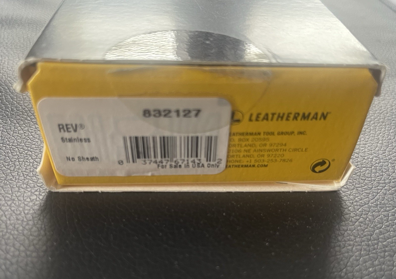 BNIB Leatherman Rev Multi Purpose 14 Tool Folding Pliers Pocket Knife Belt Clip