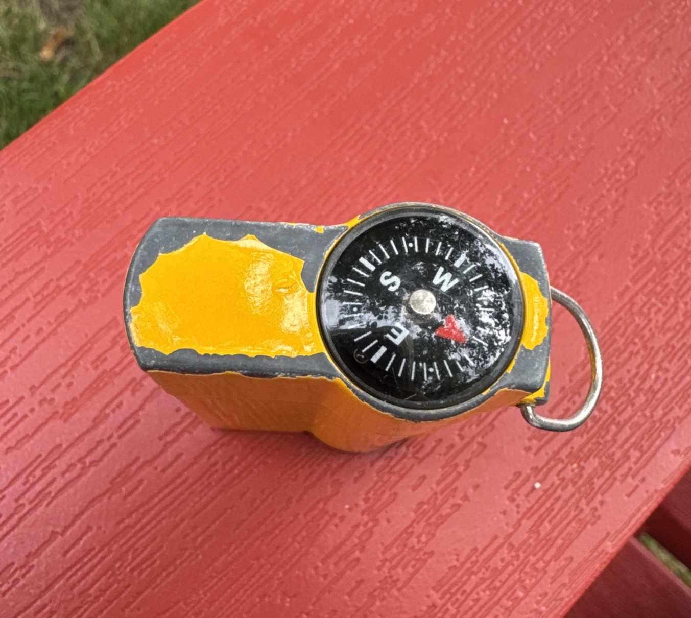 Eddie Bauer Yellow (Outdoors) Butane Cigarette Lighter With Compass