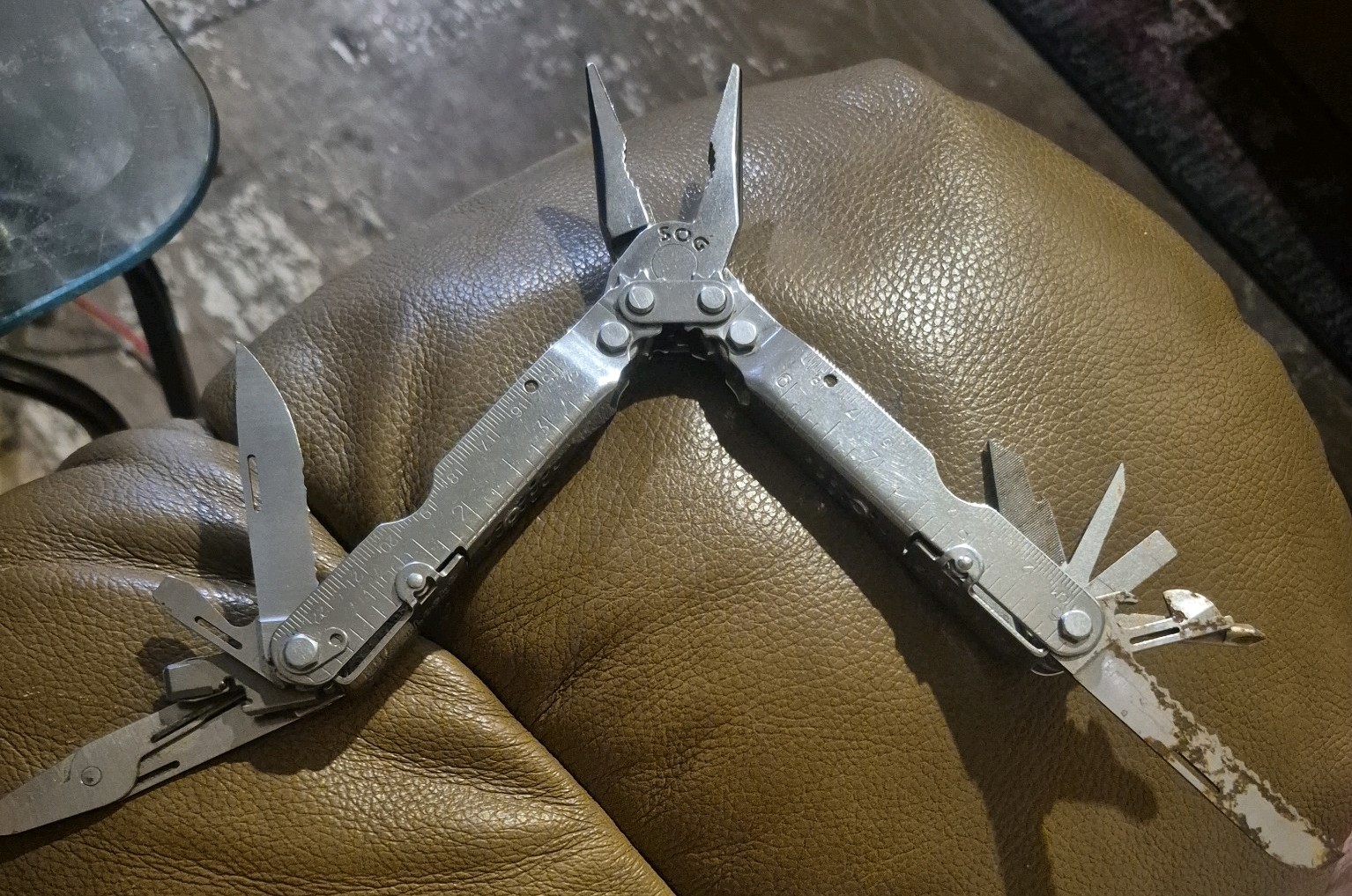 SOG USA PowerLock Stainless Steel Multi Tool Knife Pliers