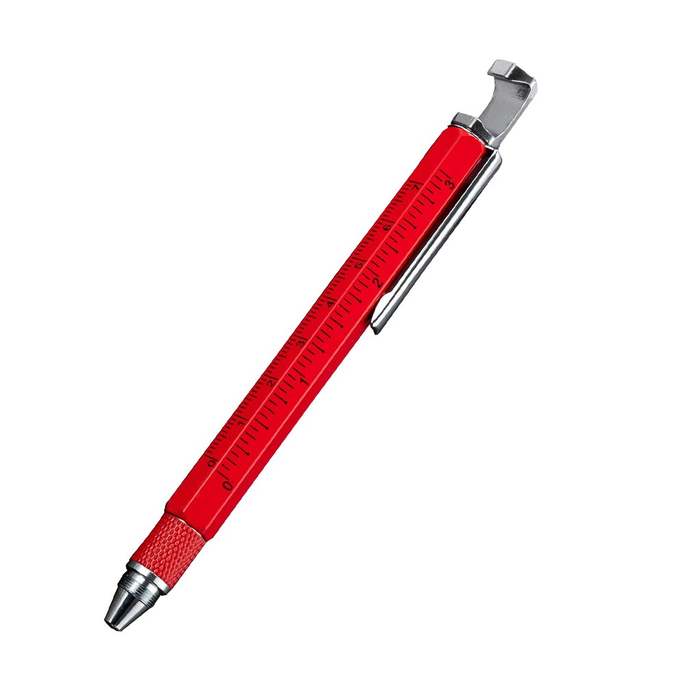 Multi-Function Pen w/ Screwdriver, Ruler, Phone Holder, Stylus ， Bottle Opener
