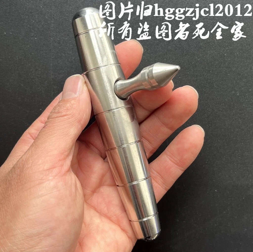 EDC Stainless Steel T Crutche Outdoor Pocket Short Sharp Cool Stick Safety
