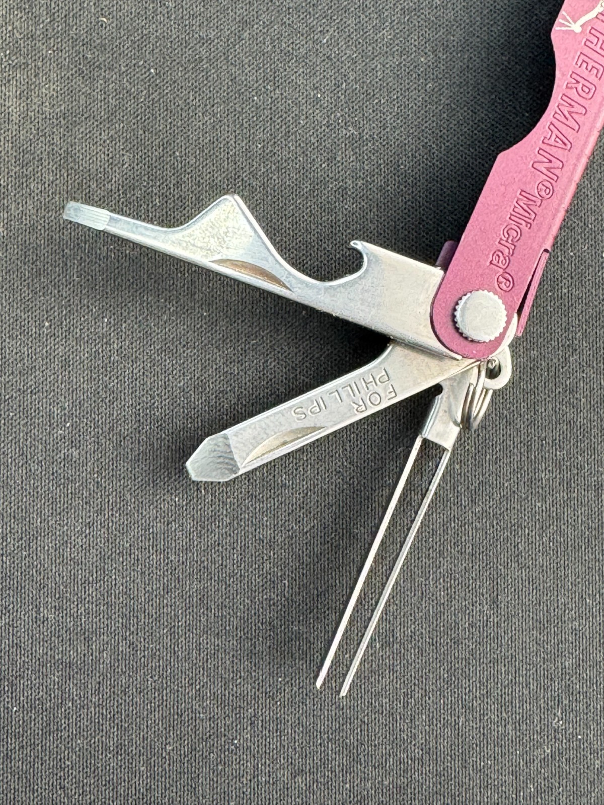 Leatherman Micra 10 in 1 Multitool Anodized Aluminum – Cherry