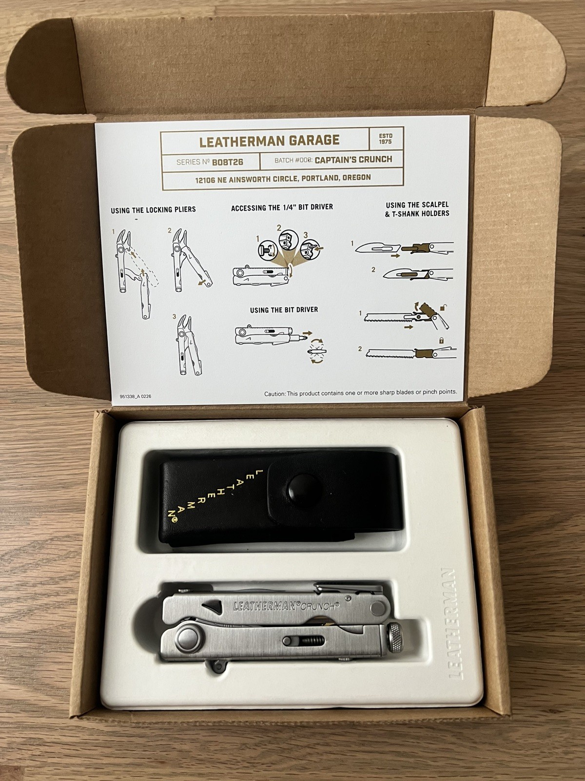Leatherman Garage Batch #008 Captain’s Crunch Limited Edition – New + EXTRAS