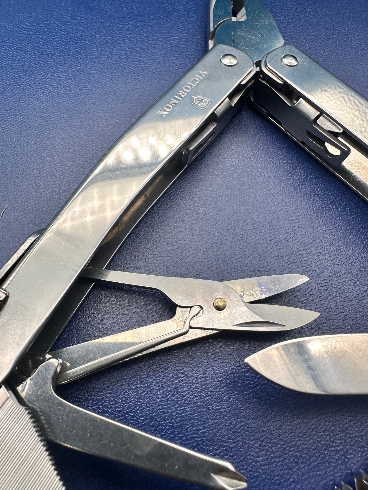 Victorinox Swiss Tool Spirit MX Multitool , Leder Etui , vintage
