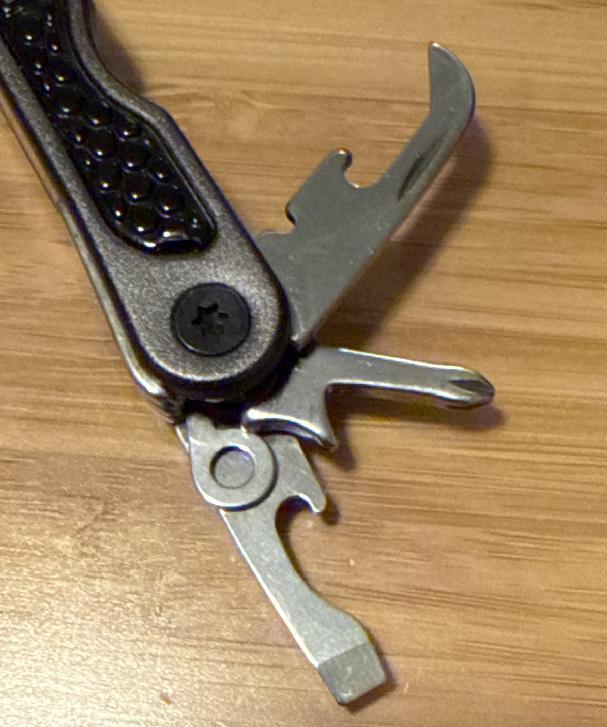 NOS Craftsman Mini Multi Tool 10-in-1 Grey Knife Cutter Opener Stainless 38842