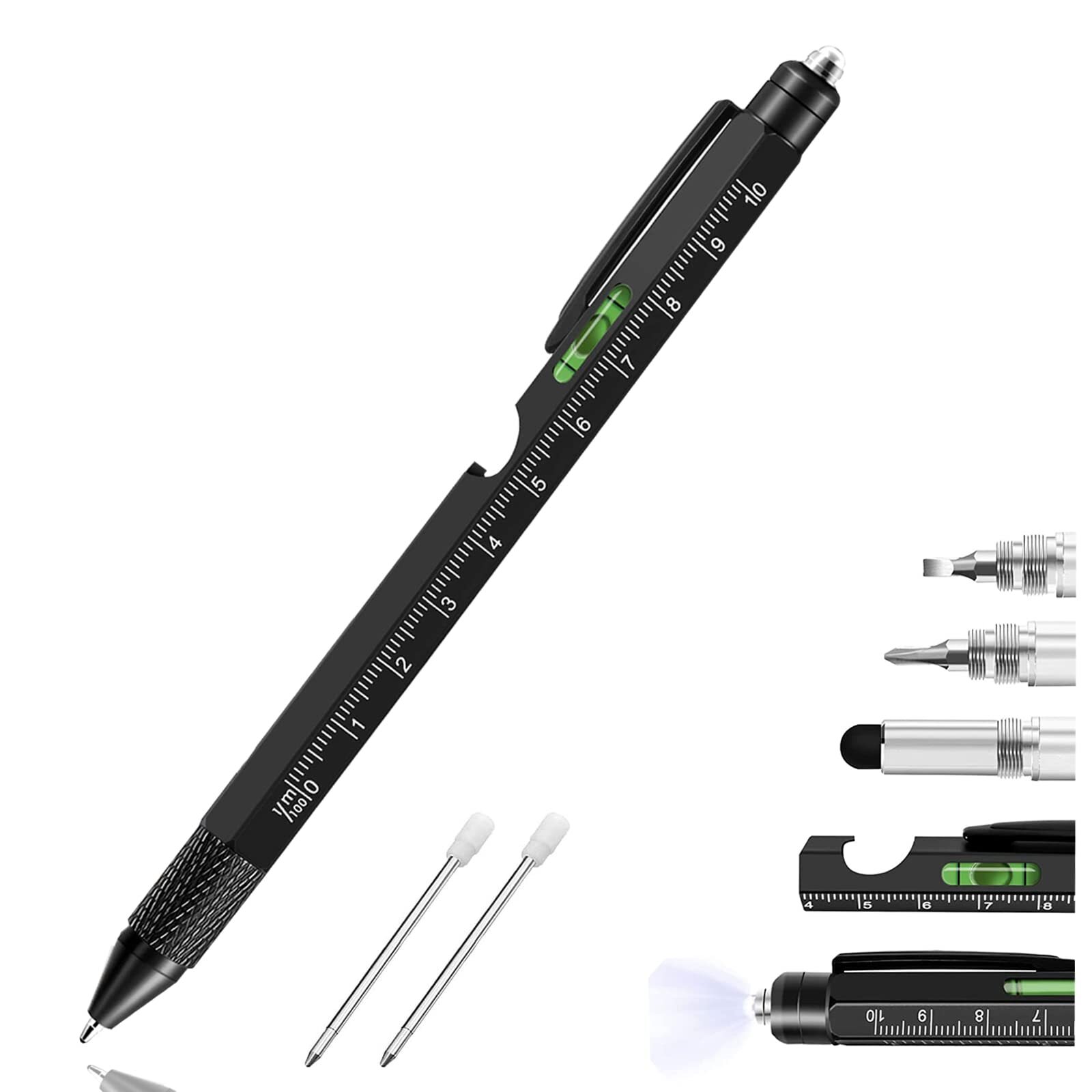 Multi Tool Pen Set Gift Tool Pen Multitool Pen For Men 9 In 1 Pen Multitool Rule