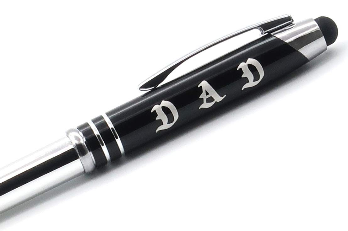 Dad Engraved Flashlight Pen Triple Function Writing Pen with Light and Touch …