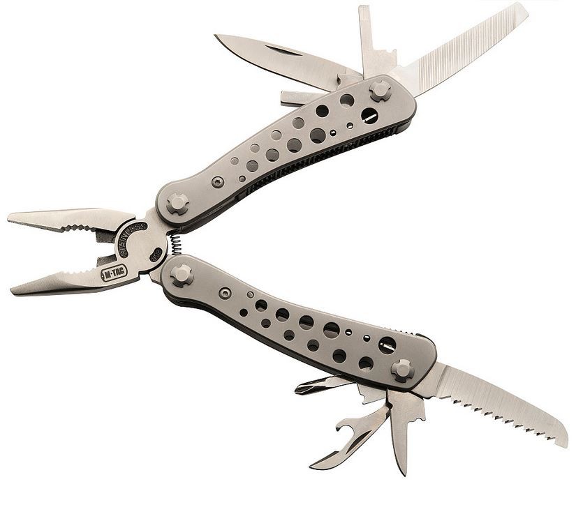 M-Tac Multitool Type 1 Pliers Knife Saw Screwdriver Stainless Steel Case Outdoor