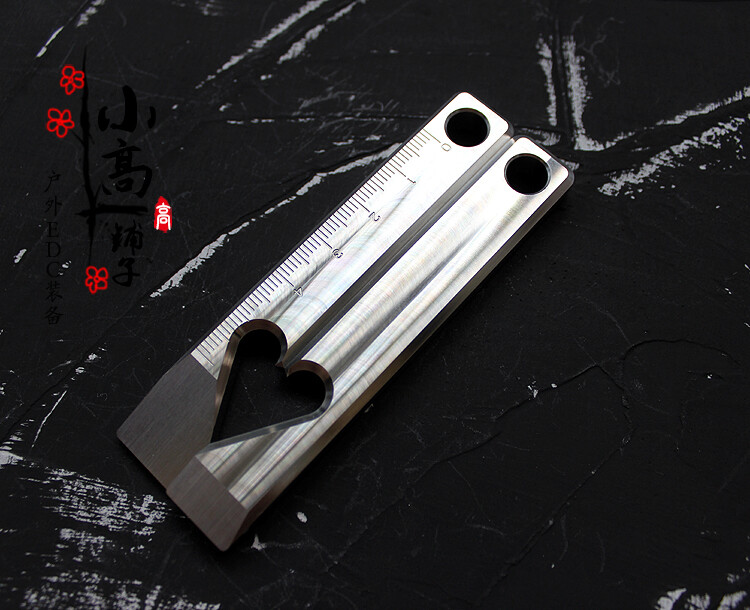 EDC Tool TITANER Alloy Pocket Titanium Pry Bar Crowbar Multi Tools Ruler Opener