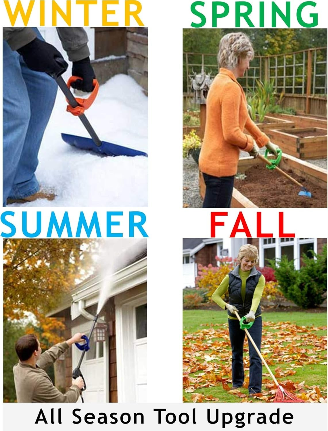 Universal Ergonomic Handle for Garden Tools – Reduced Strain, Enhanced Comfort