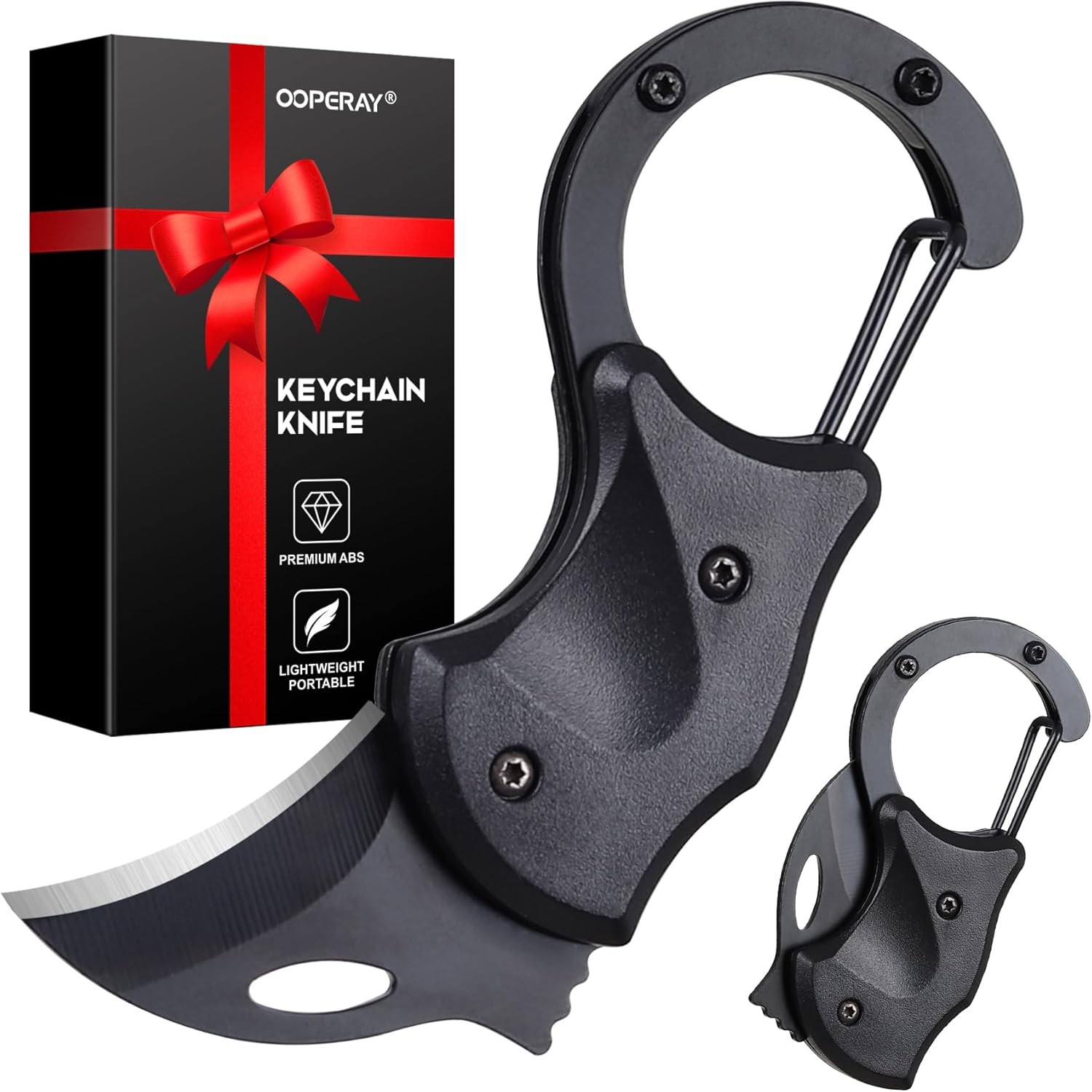 Christmas Gifts for Men Him Dad EDC Keychain Knife Multi Tool Pocket Keychain