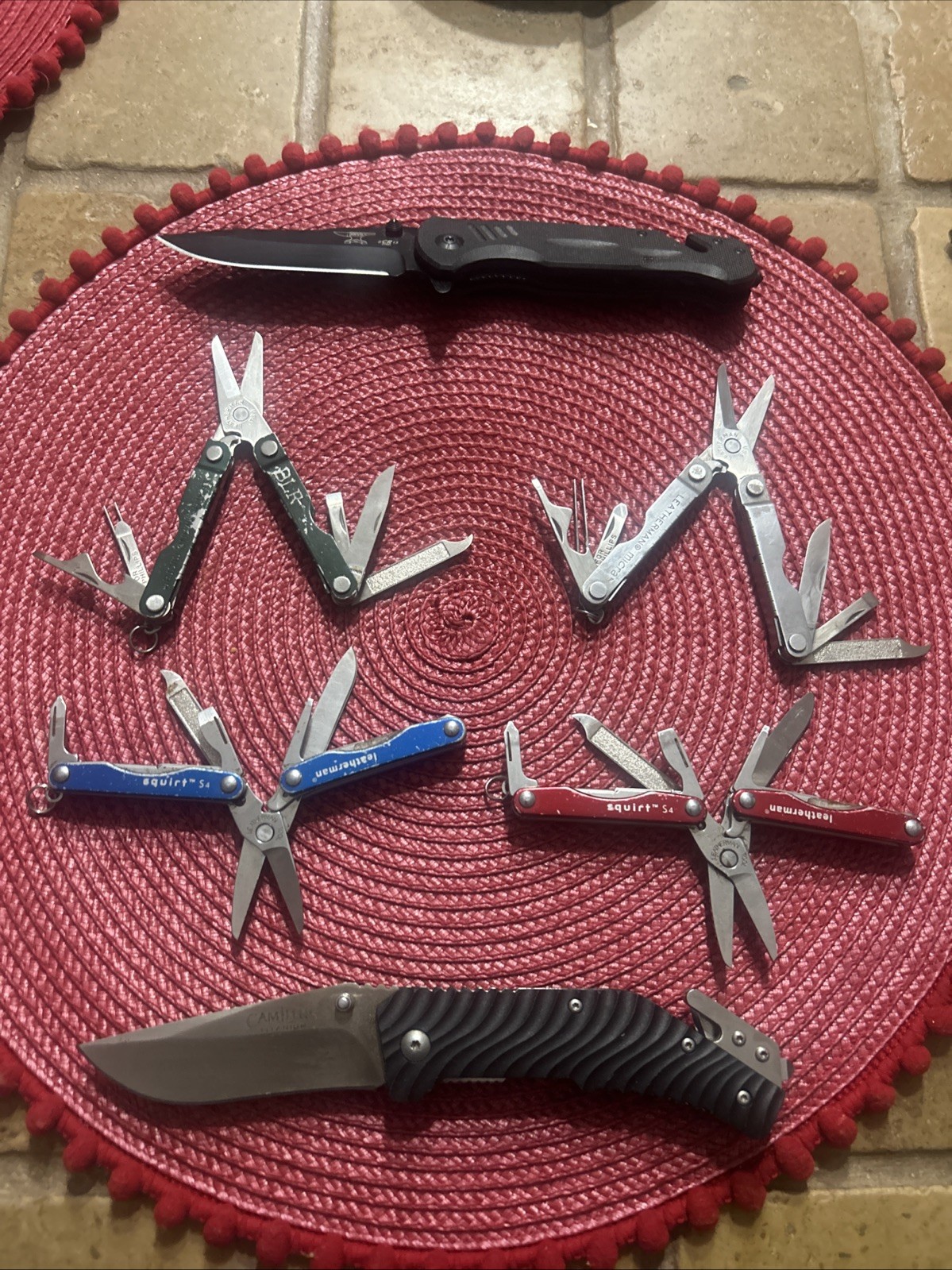 Leatherman Squirt S4 & Micra Bundle – Camillus Anvil Bull shark Lot Of 6