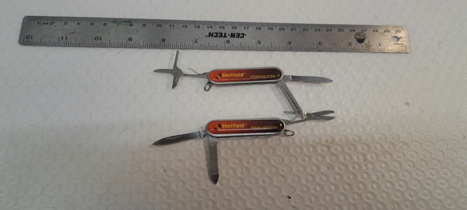 LOT of 2 Sheffield small keychain Multi Tools
