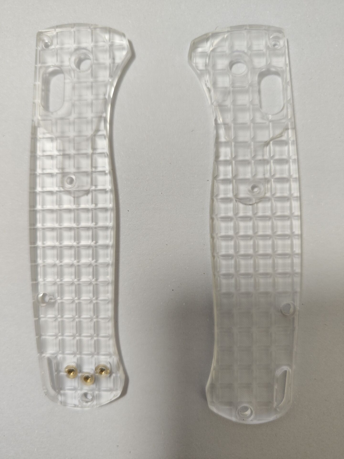 New 1 Pair Acrylic Handle Scales for Benchmade Bugout 535 Without Blade