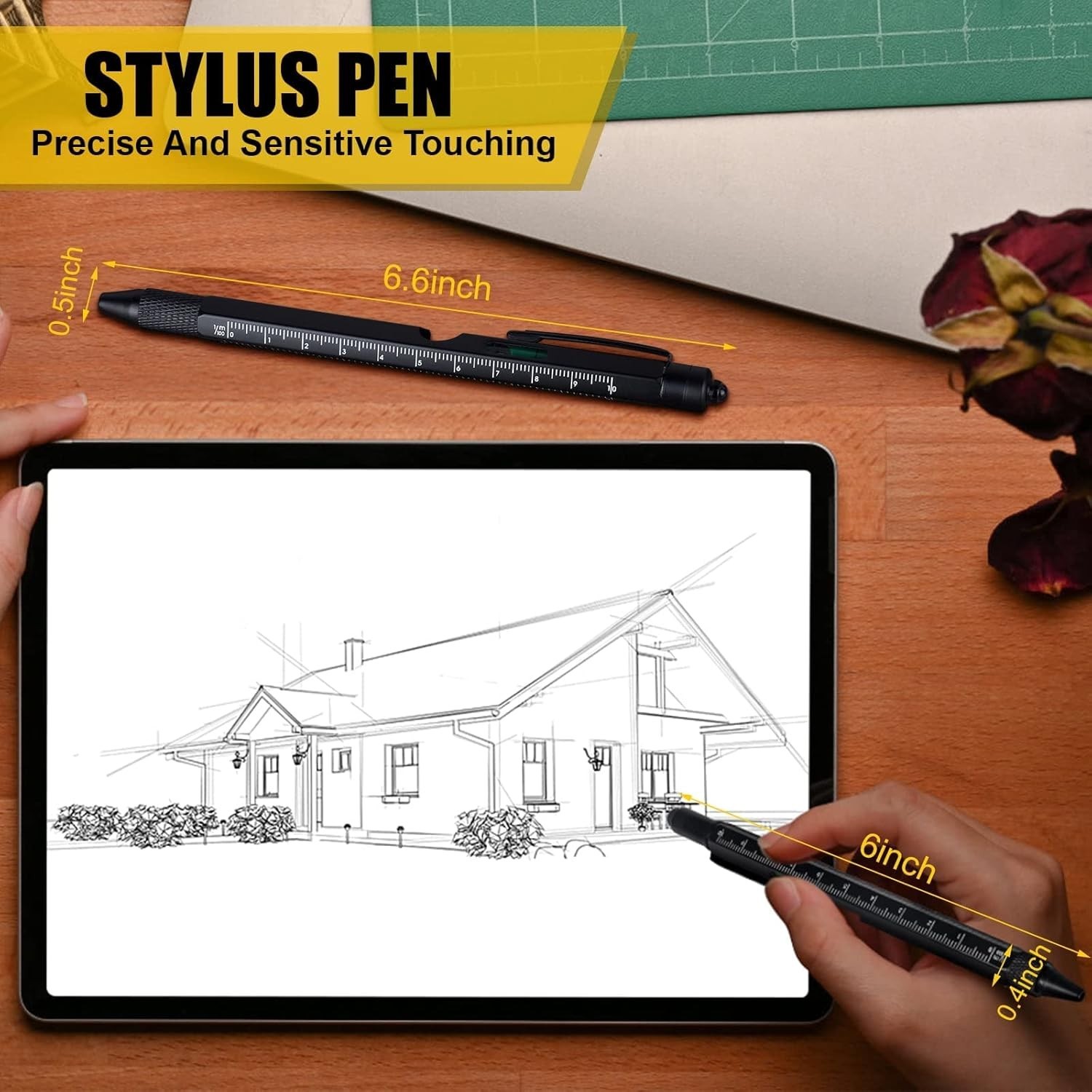All-in-One Tactical Pen Set with LED & Screwdriver – Unique Gifts for Him