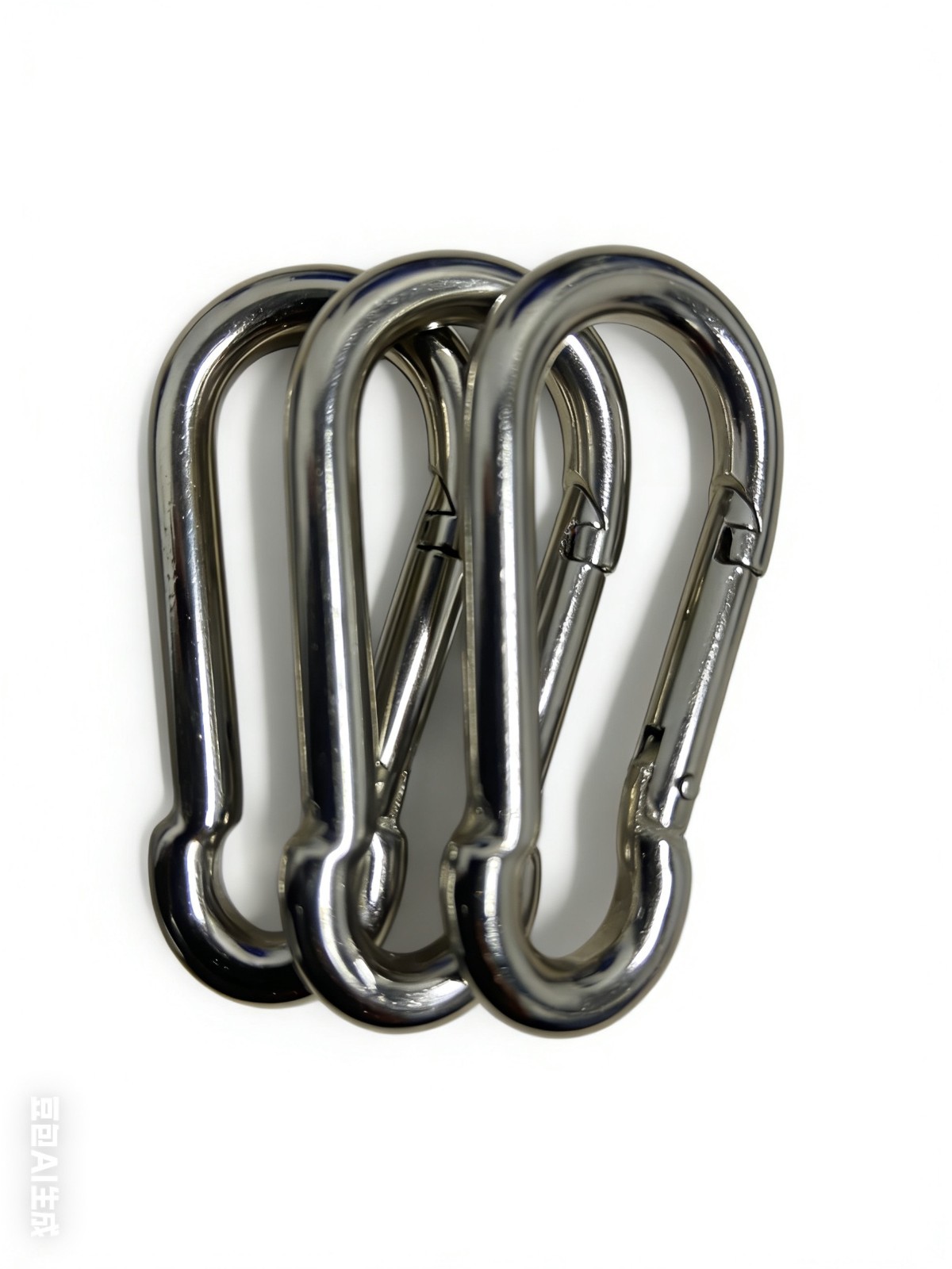 10 Marine Grade A4 316 Stainless Steel Snap Spring Hook Carabiner Clip for Rope