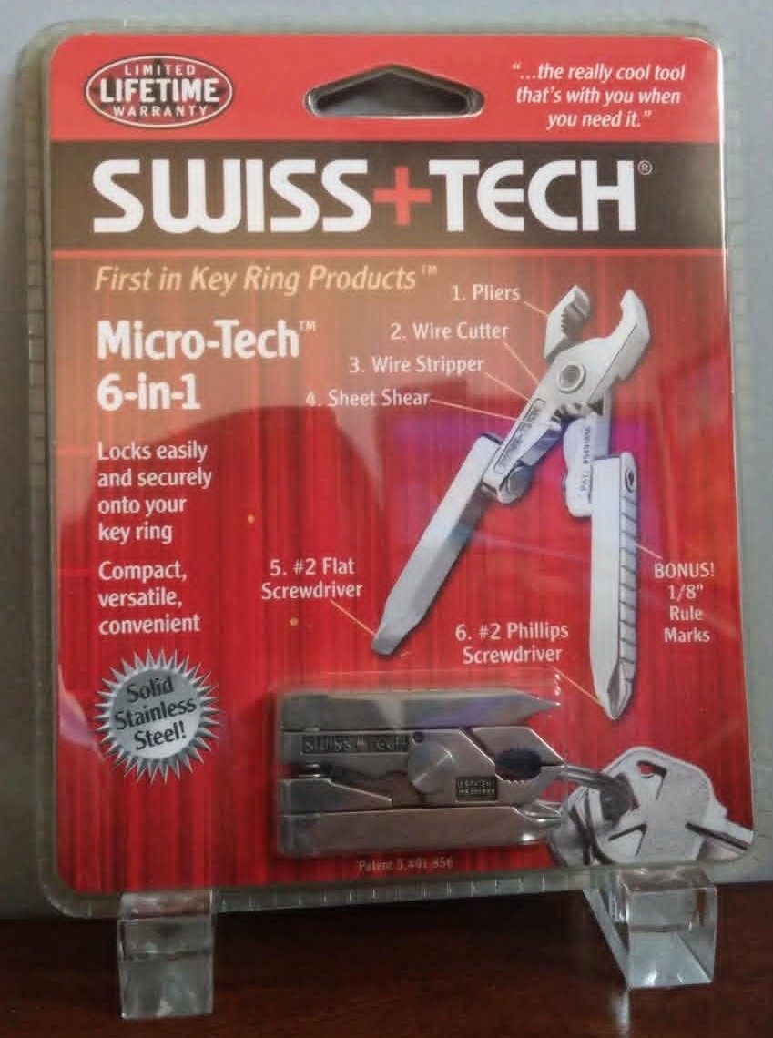 Swiss Tech MTCSS-1 Micro-Tech 6-in-1 Patent 5.491.856 New Clearance Sale