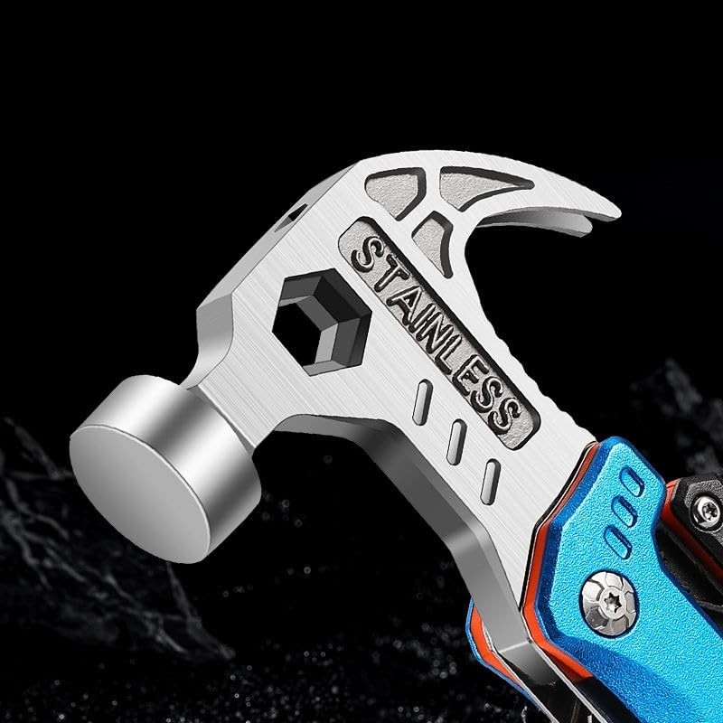 Steel Multifunction Tool, Aluminum Alloy and Stainless Steel Construction, Bl…