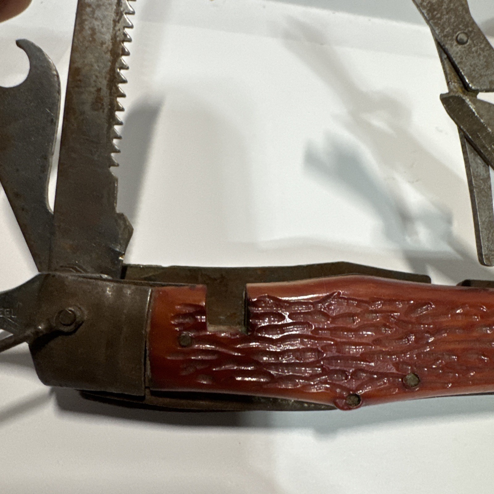 Vintage Multi Blade Folding Knife 1950s Japan