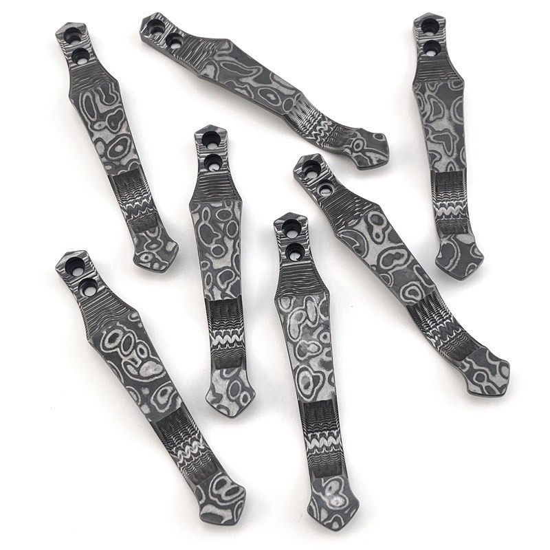 Damascus Steel Pocket Clip for Rick Hinderer XM-18 Knife Titanium Clip Upgrade