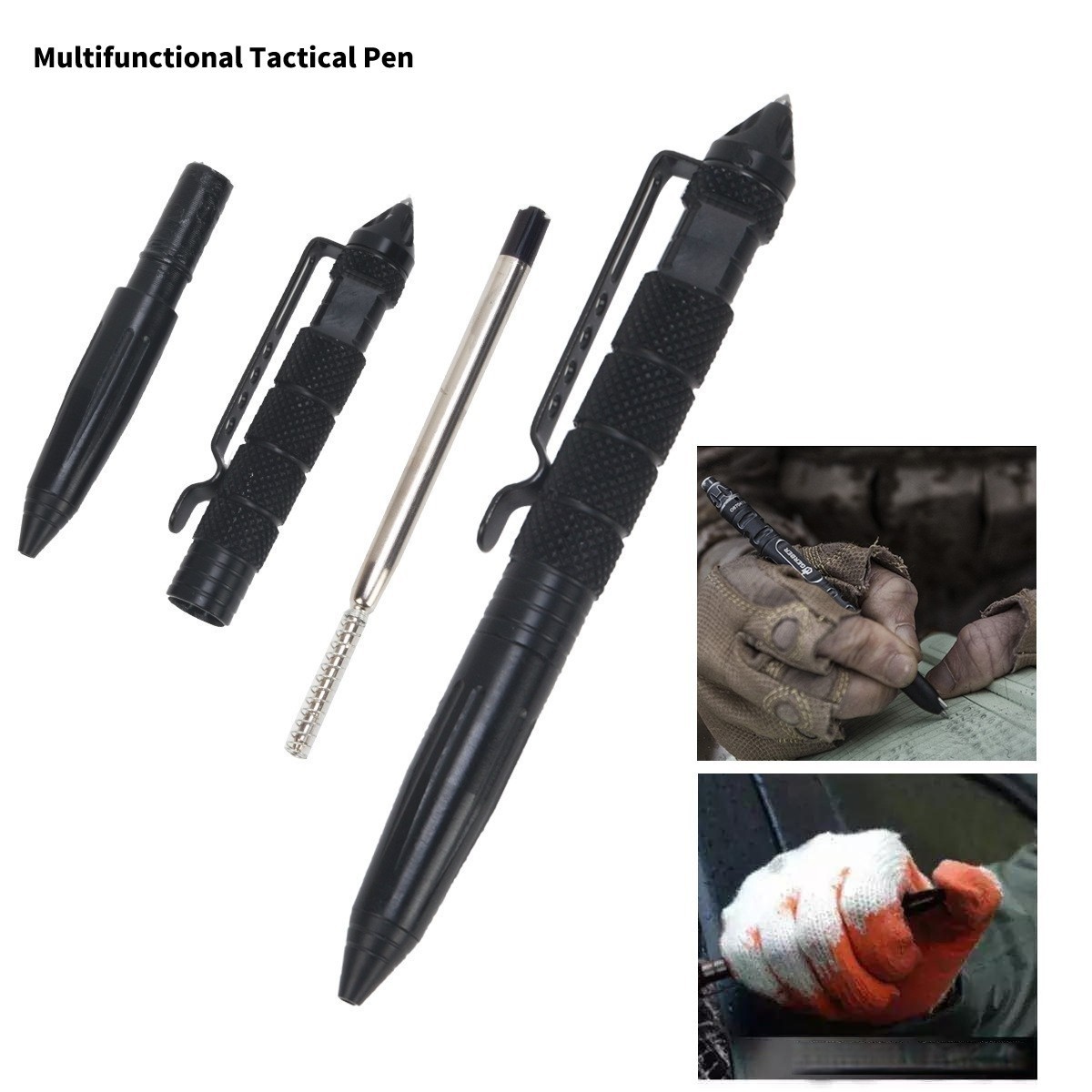 Outdoor Survival Equipment Tool Set, Exploration, Self-Defense and First Aid Kit