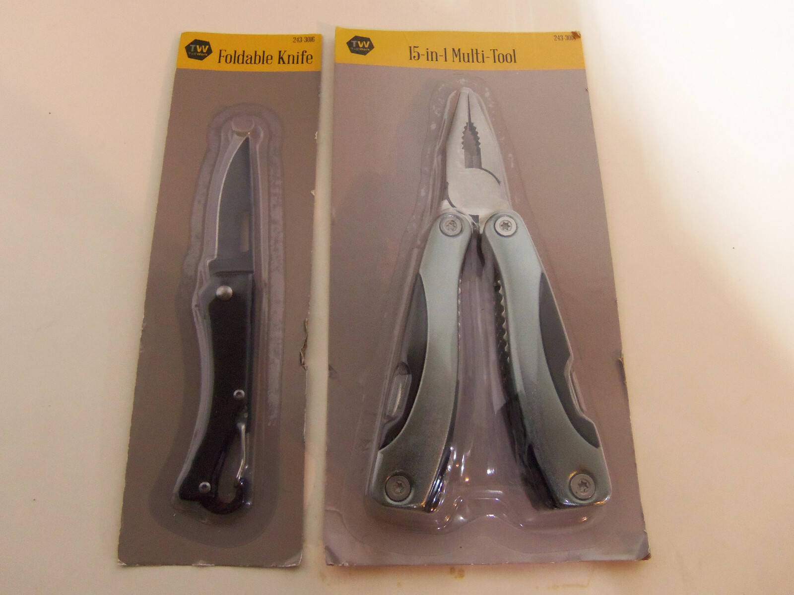 NEW Tuff Works Brand 6″ Knife and 15in1 Multi Tool Survival Camping Hiking Gear
