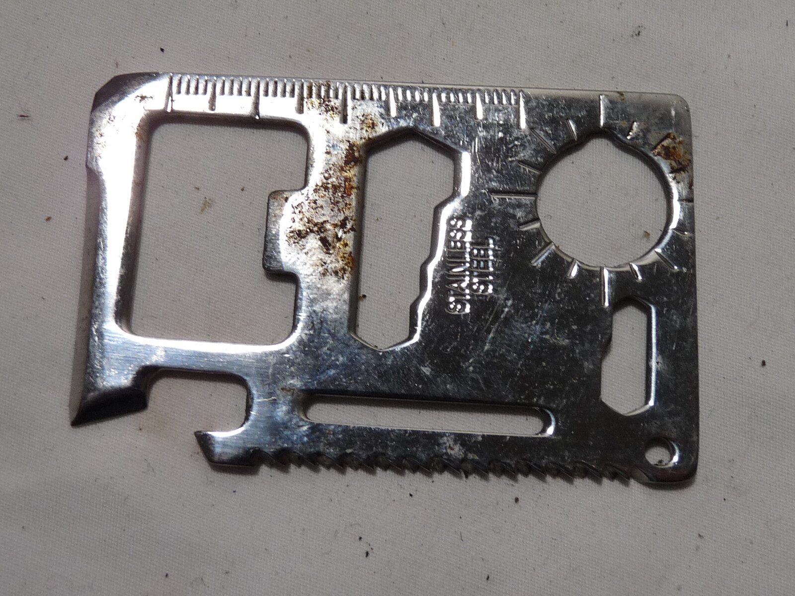 Survival Life 10-in-1 Credit Card Pocket Survival Multi-Tool