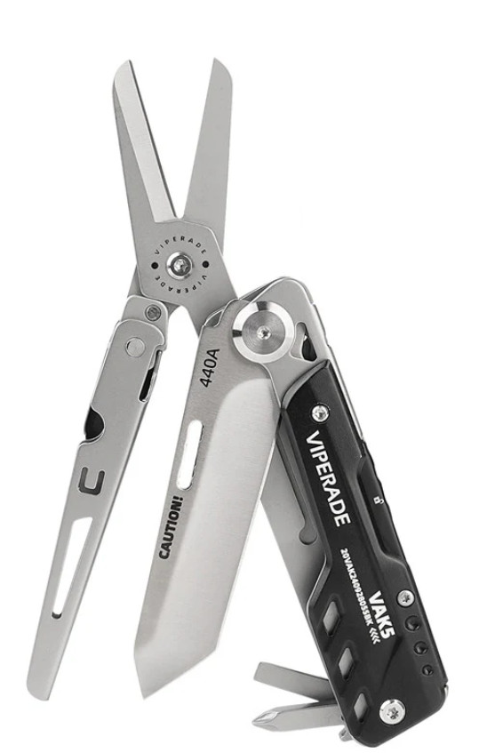 Viperade VAK5 Multi Function Knife Blade Scissors Clip Glassbreaker Screwdrivers
