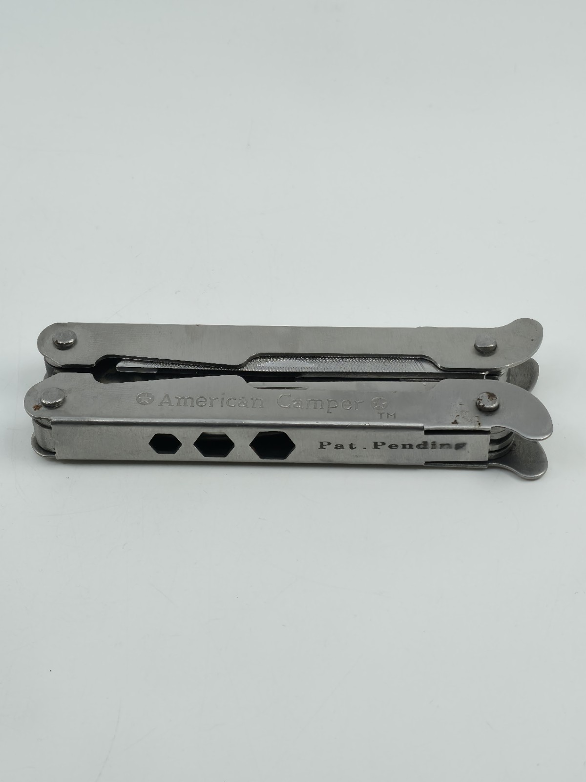 American Camper Stainless Steel Multi-Tool with Pliers Sheath and Bit Driver Set