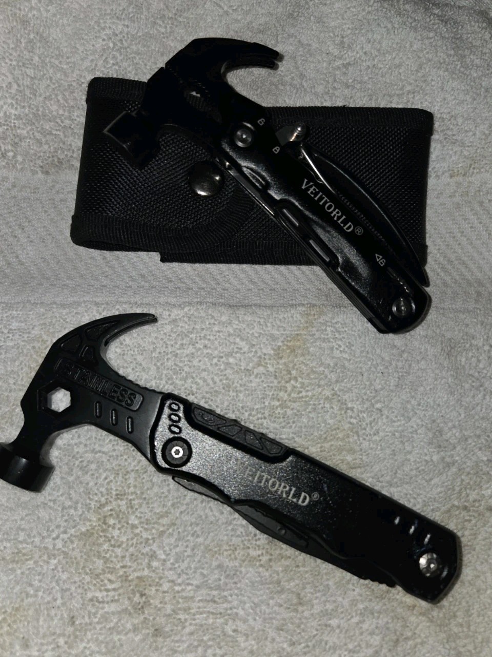 12 In 1 Multi-Tool Hammer Compact 5.5 & 6.5 Length Climbing Adventure Camping