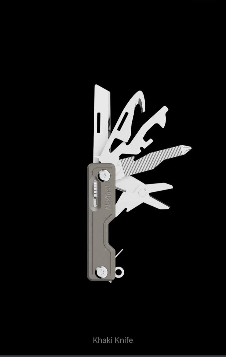 NexTool New 10-IN-1 Mini Folding Pocket Knife Hand Tools Survival Edc Multi Tool