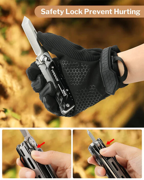 Viperade VAK5 Multi Function Knife Blade Scissors Clip Glassbreaker Screwdrivers