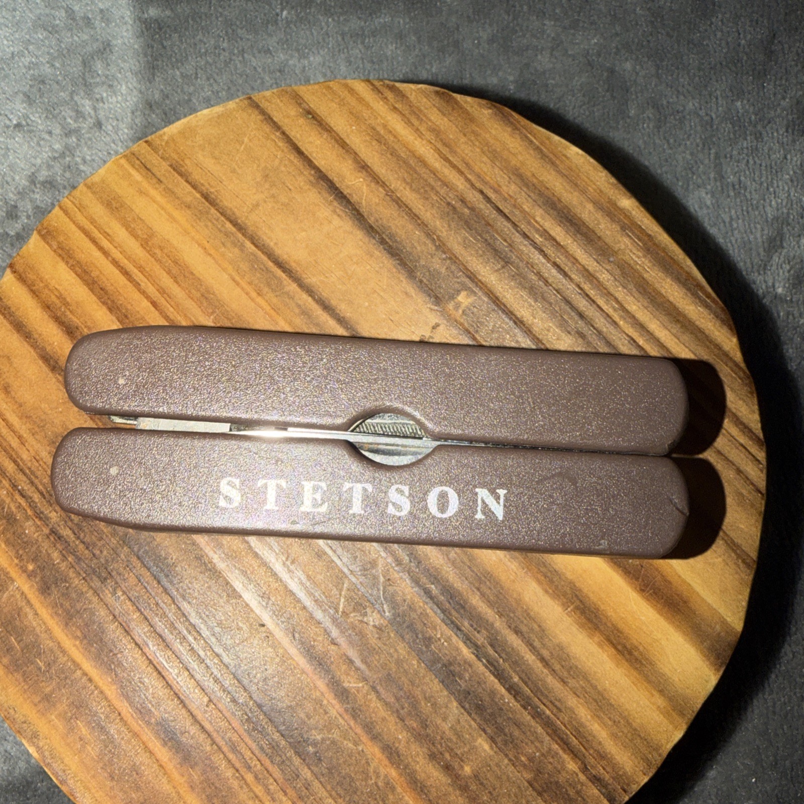 Stetson Vintage Multitool Pocket Knife Brown Foldable Multi-Tool