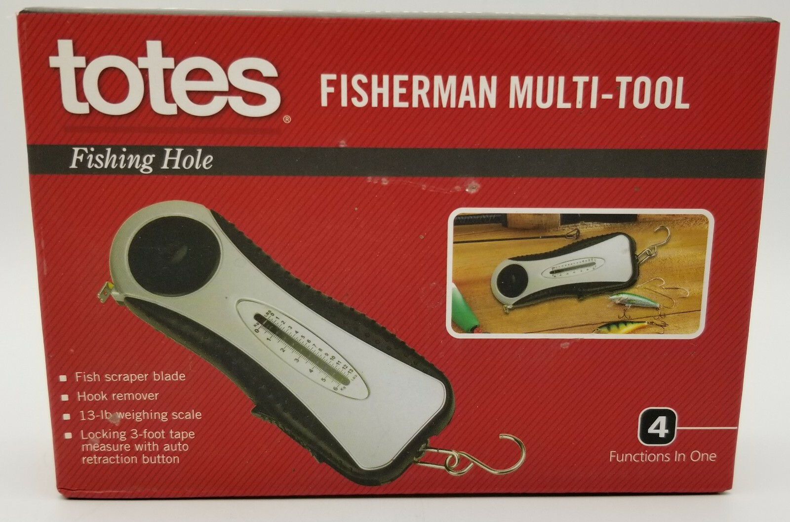 Vintage Tote’s Fisherman’s 4 Functions in 1 Multi-Tool for Men Factory Sealed