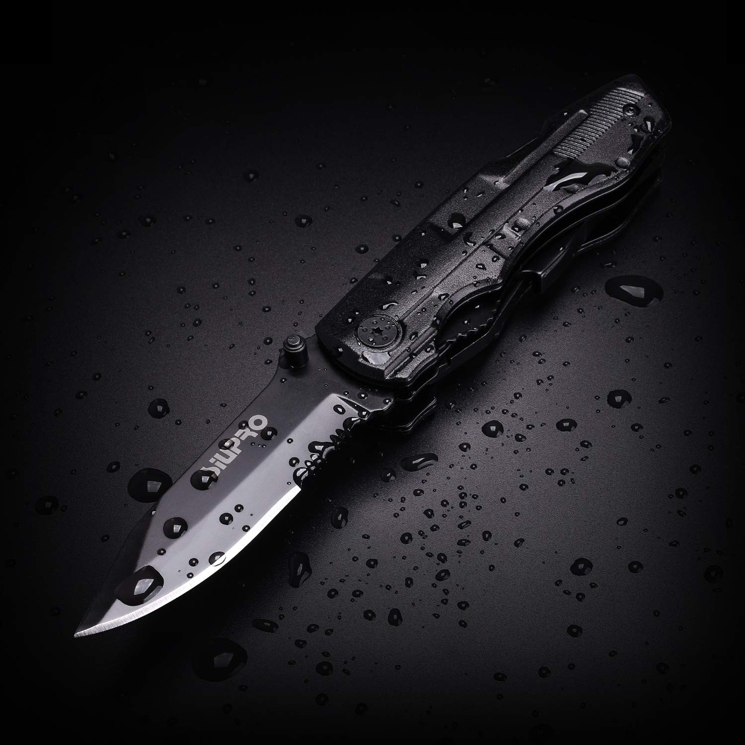 Tactical Multitool Pocket Knife – Folding Utility Plier Set for Camping, Surviva