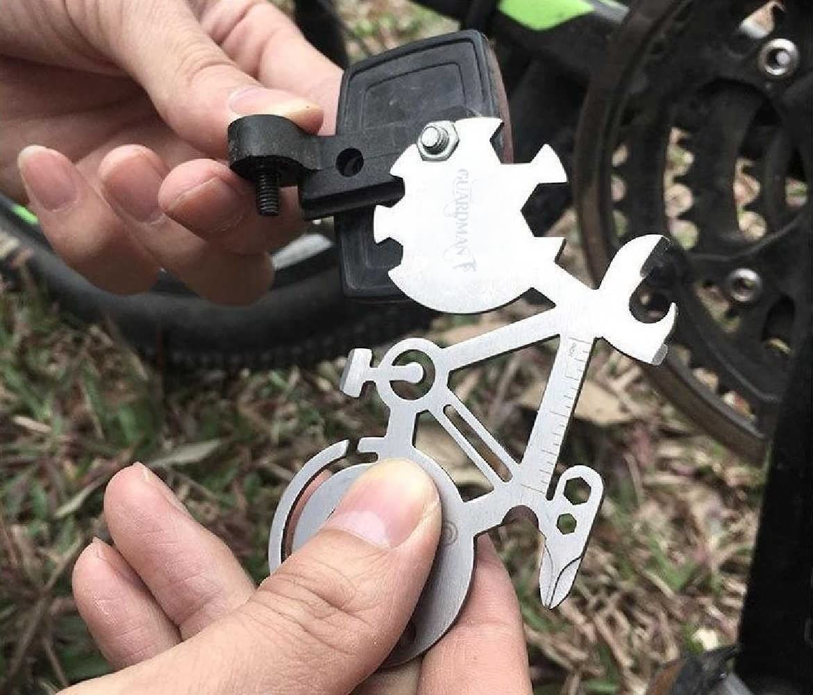 Bicycle 10-in-1 Multitool Card Every Day Carry Pocket Tool, Father’s Day Gift…