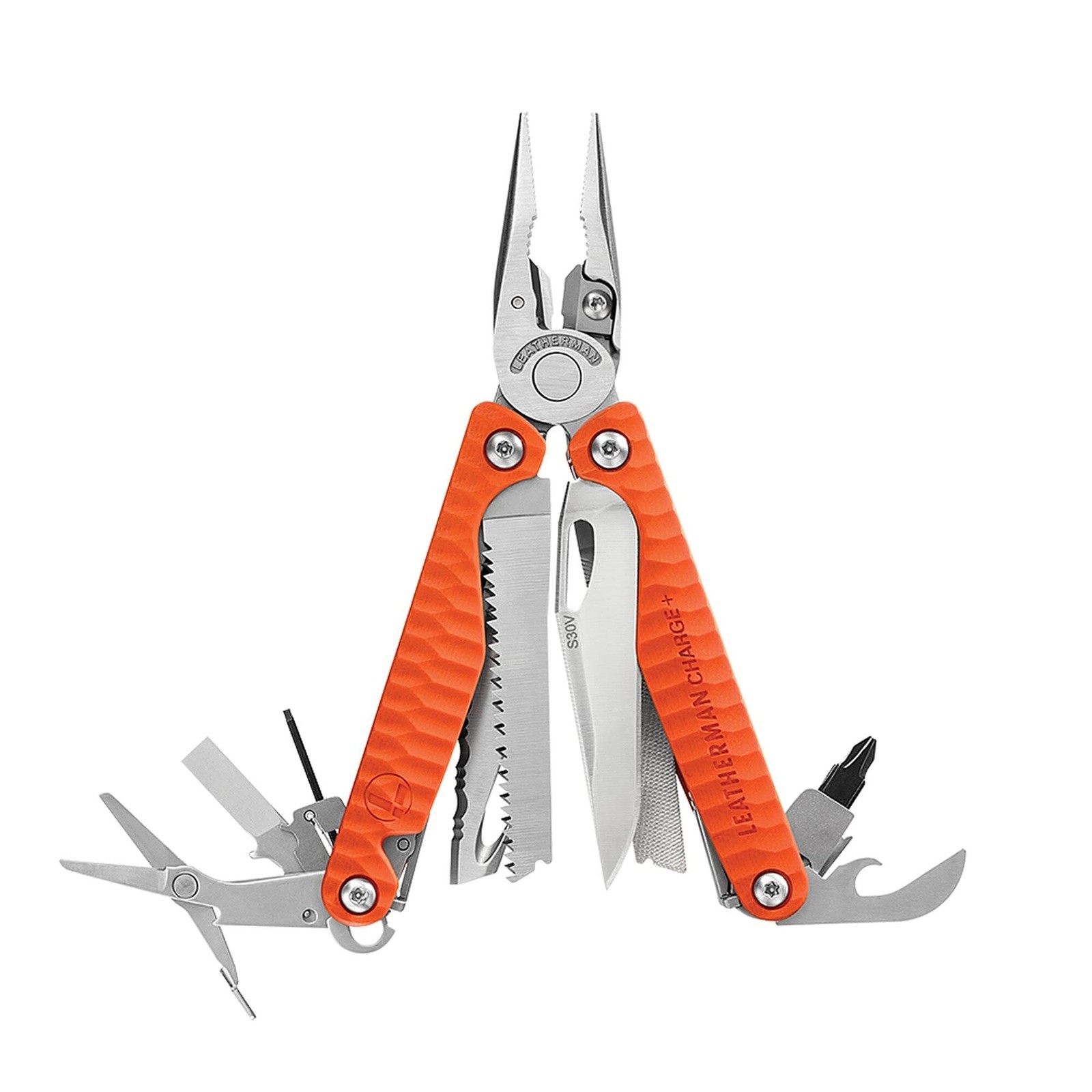 🔥 Leatherman Charge G10 Orange 2018 Multitool Rare Retired Discontinued S30V
