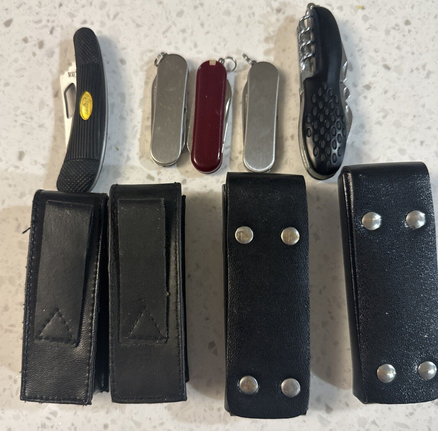 Yorkcraft Utilities Tool With Leather Case Plus More Lot (9) Great Vintage Items