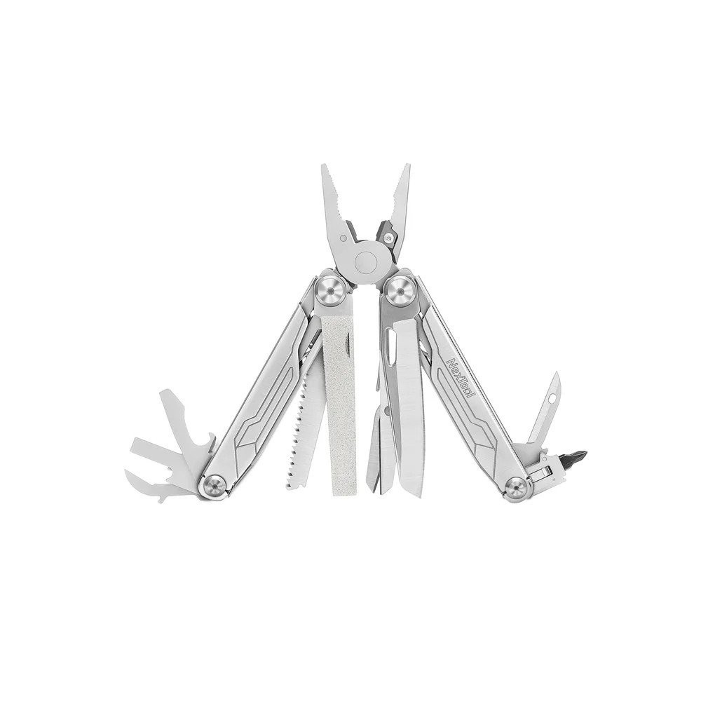NexTool Flagship Captain Multi Tool Locking Mechanism Stainless Handles NE20214