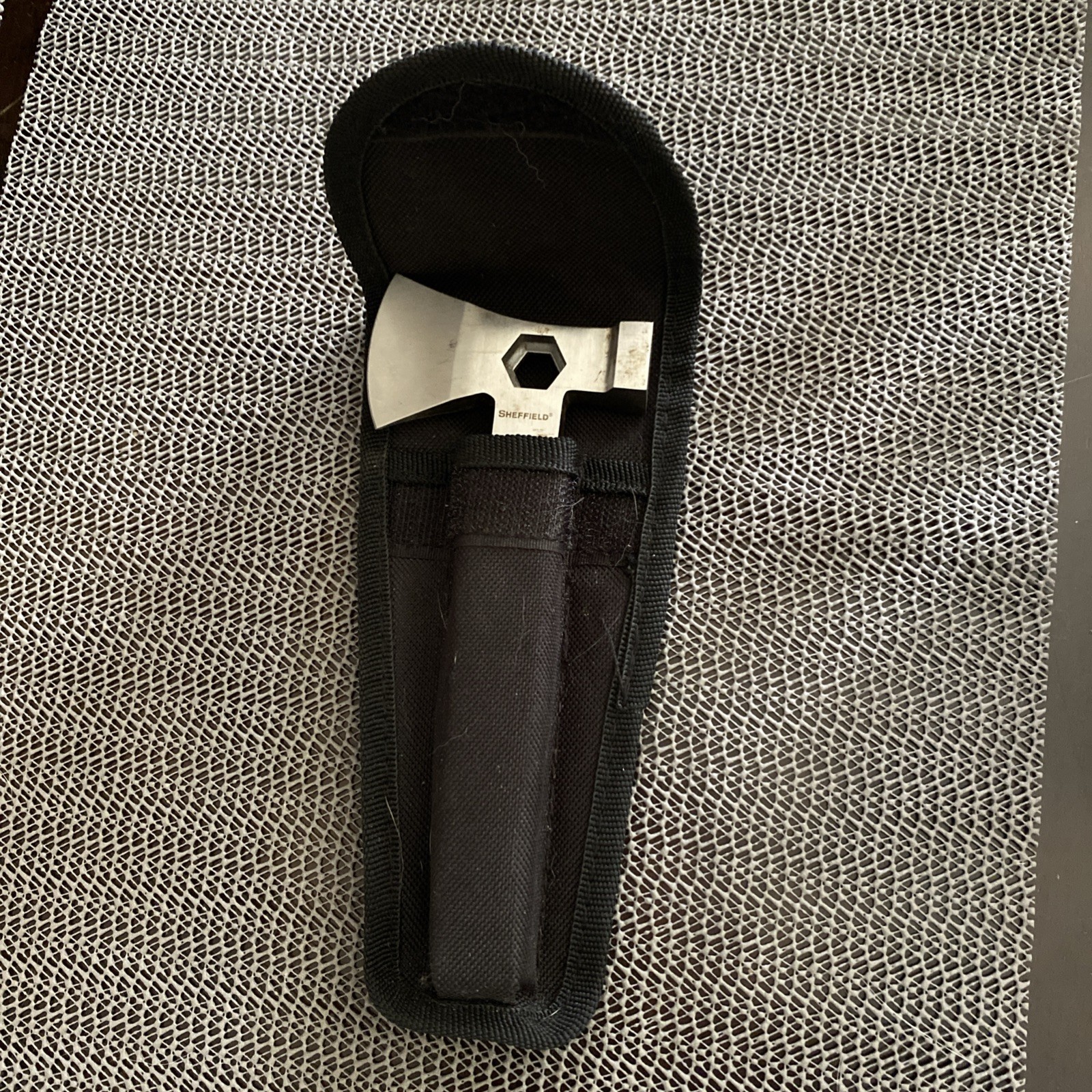 Sheffield Stainless Steel Hatchet Multi Tool w/ Nylon Sheath