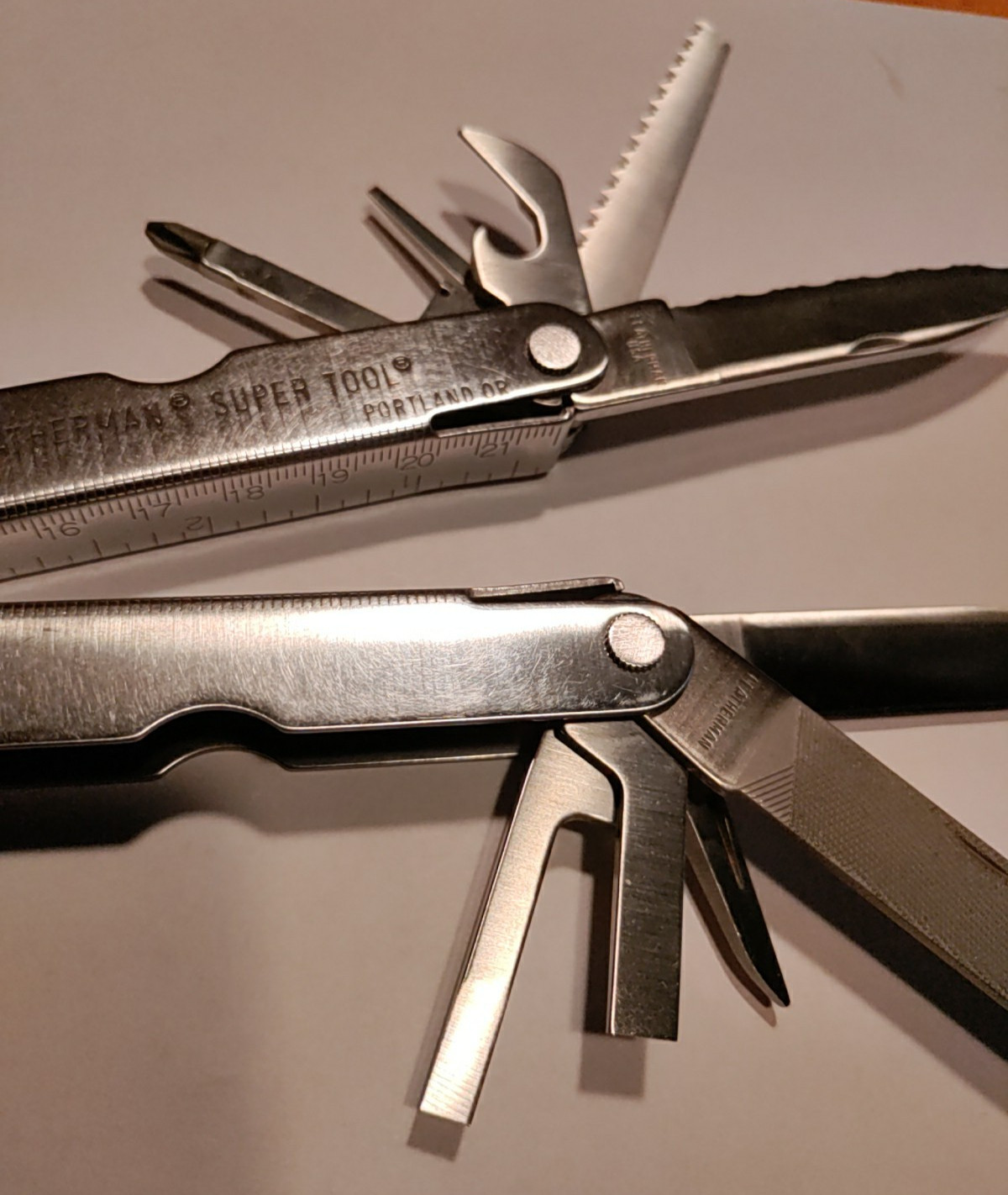 Leatherman Super Multi-Tool 11/96,Stainless,Lightly Used,VGC,Vintage,Fast Ship!!