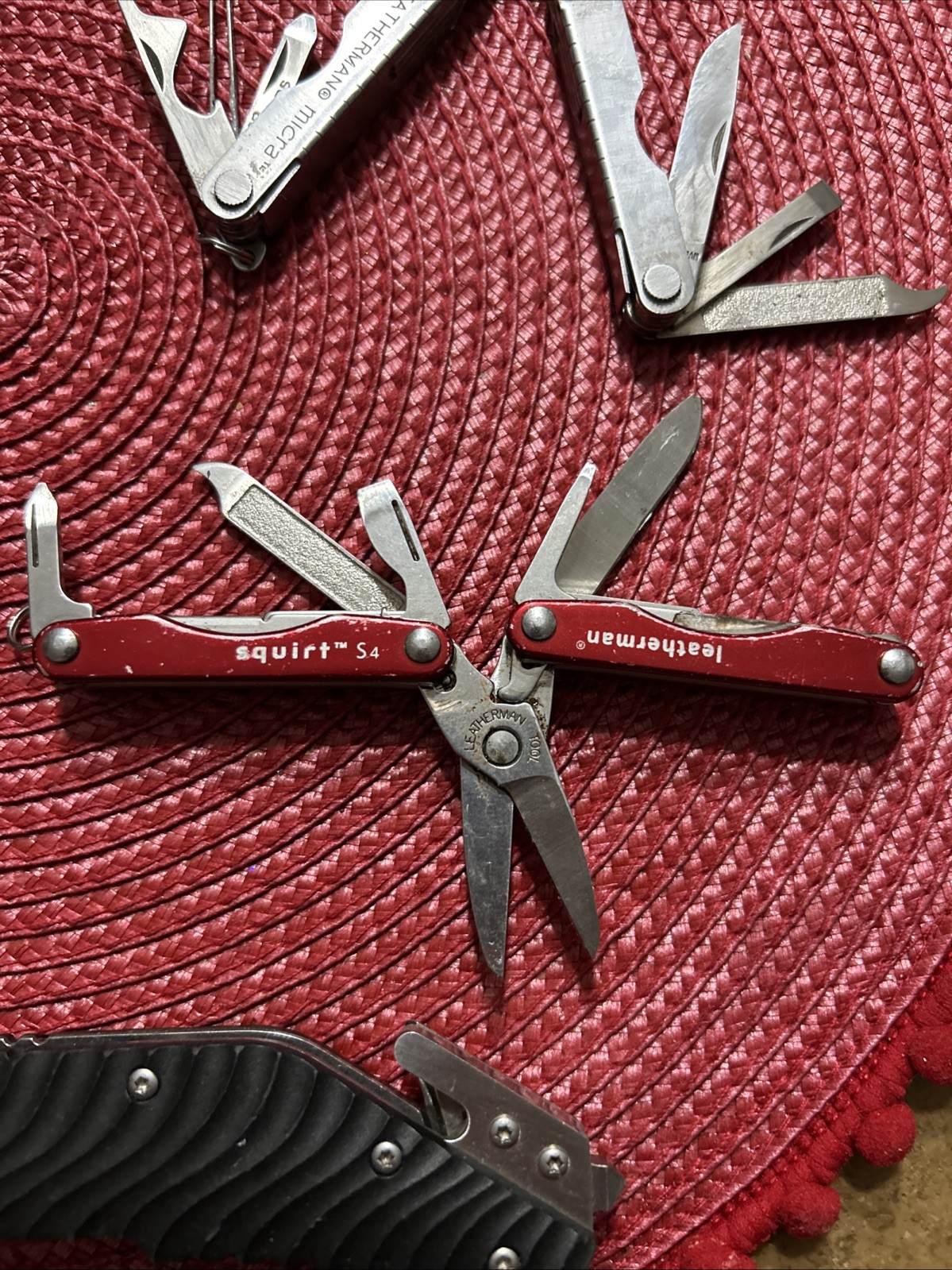 Leatherman Squirt S4 & Micra Bundle – Camillus Anvil Bull shark Lot Of 6