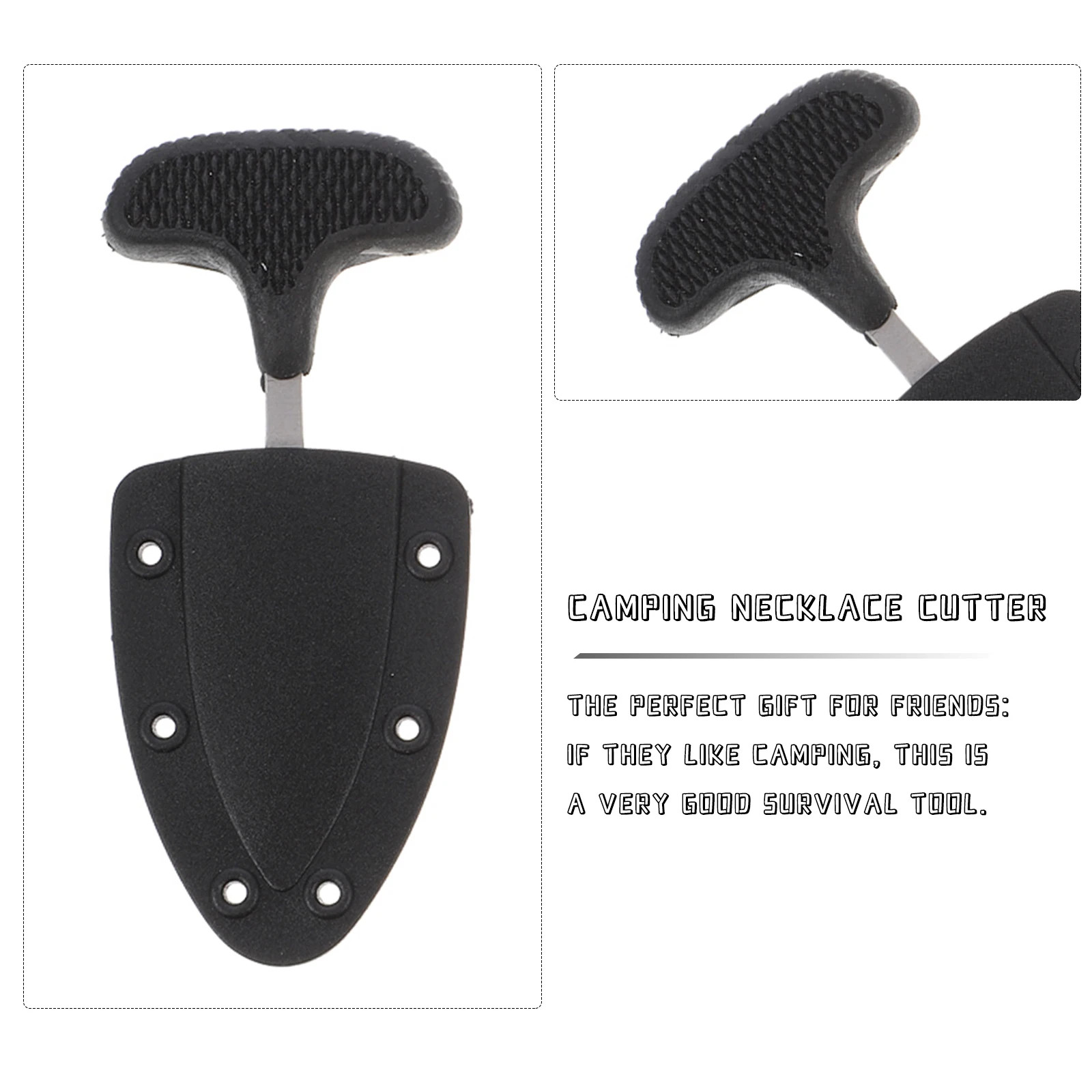 1/2Pcs Multifunctional Necklace Cutters Outdoor Camping Cutters Portable Cutters