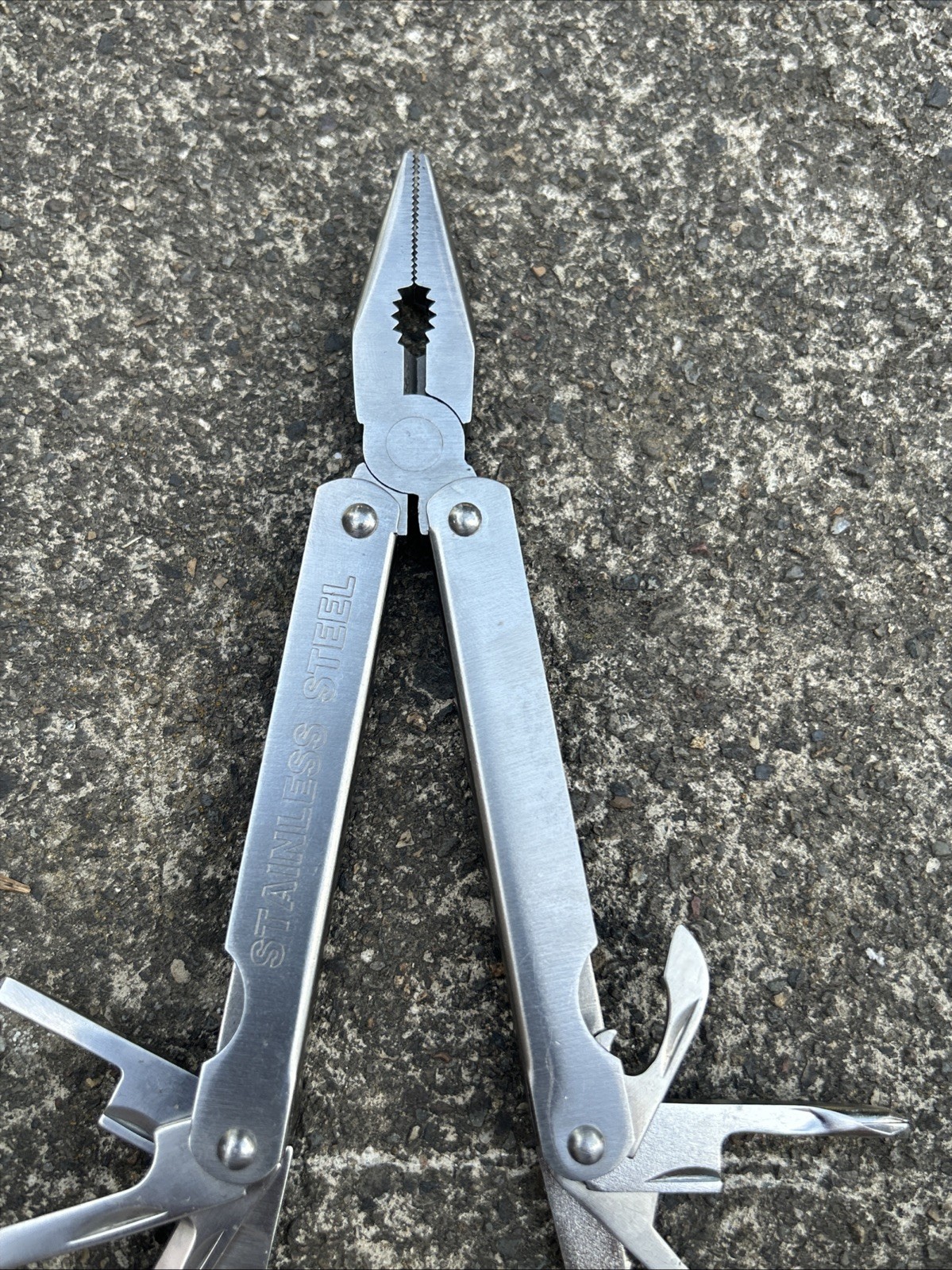 Ohio Forge Stainless Steel Multi Tool. With Case. Made In China